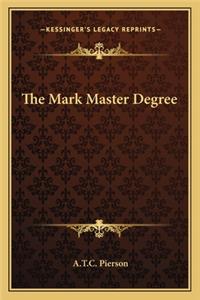 Mark Master Degree