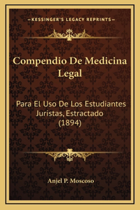 Compendio De Medicina Legal