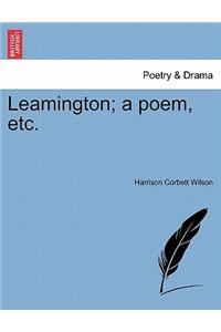 Leamington; A Poem, Etc.