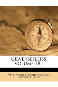 Gewerbefleiss, Volume 78...