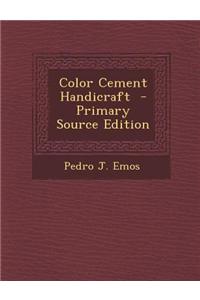 Color Cement Handicraft
