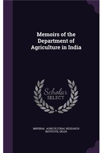 Memoirs of the Department of Agriculture in India