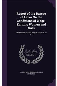 Report of the Bureau of Labor On the Conditions of Wage-Earning Women and Girls
