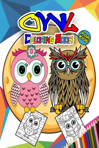Owl Coloring Book for Kids