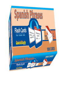 Spanish Phrases Flash Cards (1000 Cards)