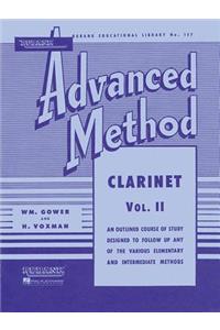 Rubank Advanced Method - Clarinet Vol. 2