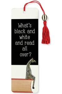 What's Black and White? Beaded Bookmark