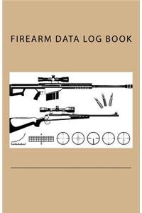 Firearm Data Log Book