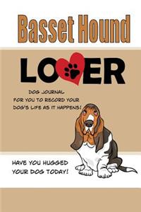 Basset Hound Lover Dog Journal