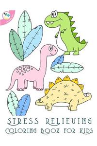 Stress Relieving Coloring Book For Kids