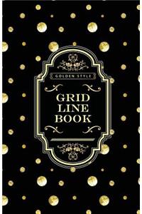 Grid Line Book: Grid Graph Notebook, 5.5x8.5, 122 Pages