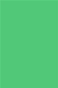 Journal Irish Emerald Color Simple Plain Irish Emerald