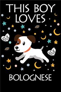 This Boy Loves Bolognese Notebook