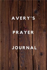 Avery's Prayer Journal