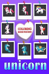 Unicorn Coloring Book for Kids