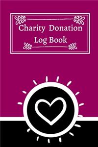 Charity Donation Log Book