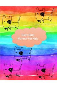 Daily goal planner for kids