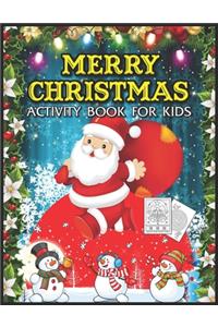 Merry Christmas Activity Book for Kids