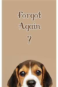 Forgot again ?