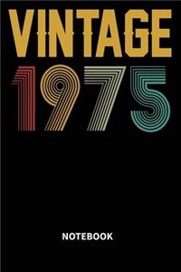 Vintage 1975 Notebook