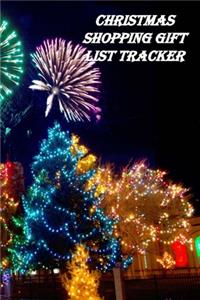 Christmas Shopping Gift List Tracker