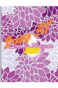 Busy AF Weekly Planner Notebook