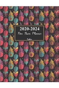 2020-2024 Feathers Five Years Planner