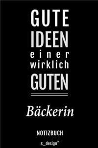Notizbuch für Bäcker / Bäckerin
