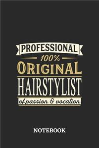 Professional Original Hairstylist Notebook of Passion and Vocation