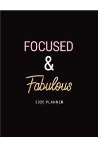 Focused and Fabulous - 2020 Planner