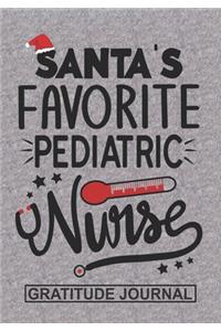 Santa's Favorite Pediatric Nurse - Gratitude Journal