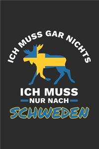 Schweden Notizbuch