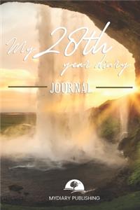 Personal diary of your 28th birthday - Build your personal encyclopedia of your life - 600 pages lined pages to write your own story. 6' x 9' format.