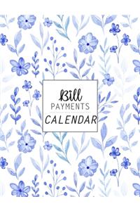 Bill Payments Calendar