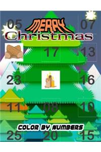 Merry Christmas Color By Numbers