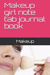 Best makeup girl artistic note tab journal book