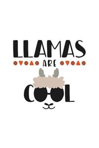 Llamas Are Cool: 150 Lined Journal Pages Planner Diary Notebook with Llama on the Cover