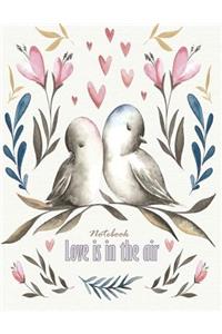 Notebook love in the air