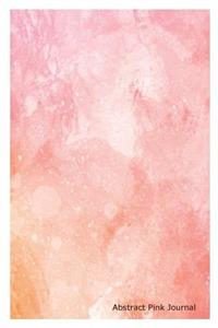 Abstract Pink Journal