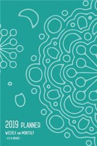 Planner 2019 Weekly and Monthly 6x9