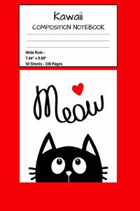 Kawaii Composition Notebook