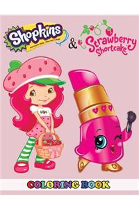 Shopkins and Strawberry Shortcake Coloring Book