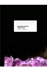 Composition Notebook Wide Ruled 7.44 X 9.59 Inches 100 Sheets / 200 Pages