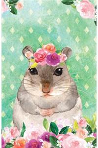 Bullet Journal for Animal Lovers Hamster in Flowers
