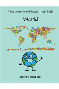 Mind Map Workbook for Kids - World
