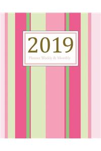 2019 Planner Weekly and Monthly