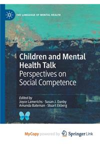 Children and Mental Health Talk