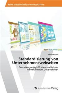 Standardisierung von Unternehmenswebseiten