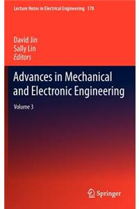 Advances in Mechanical and Electronic Engineering