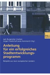 Anleitung für ein erfolgreiches Stadtentwicklungsprogramm